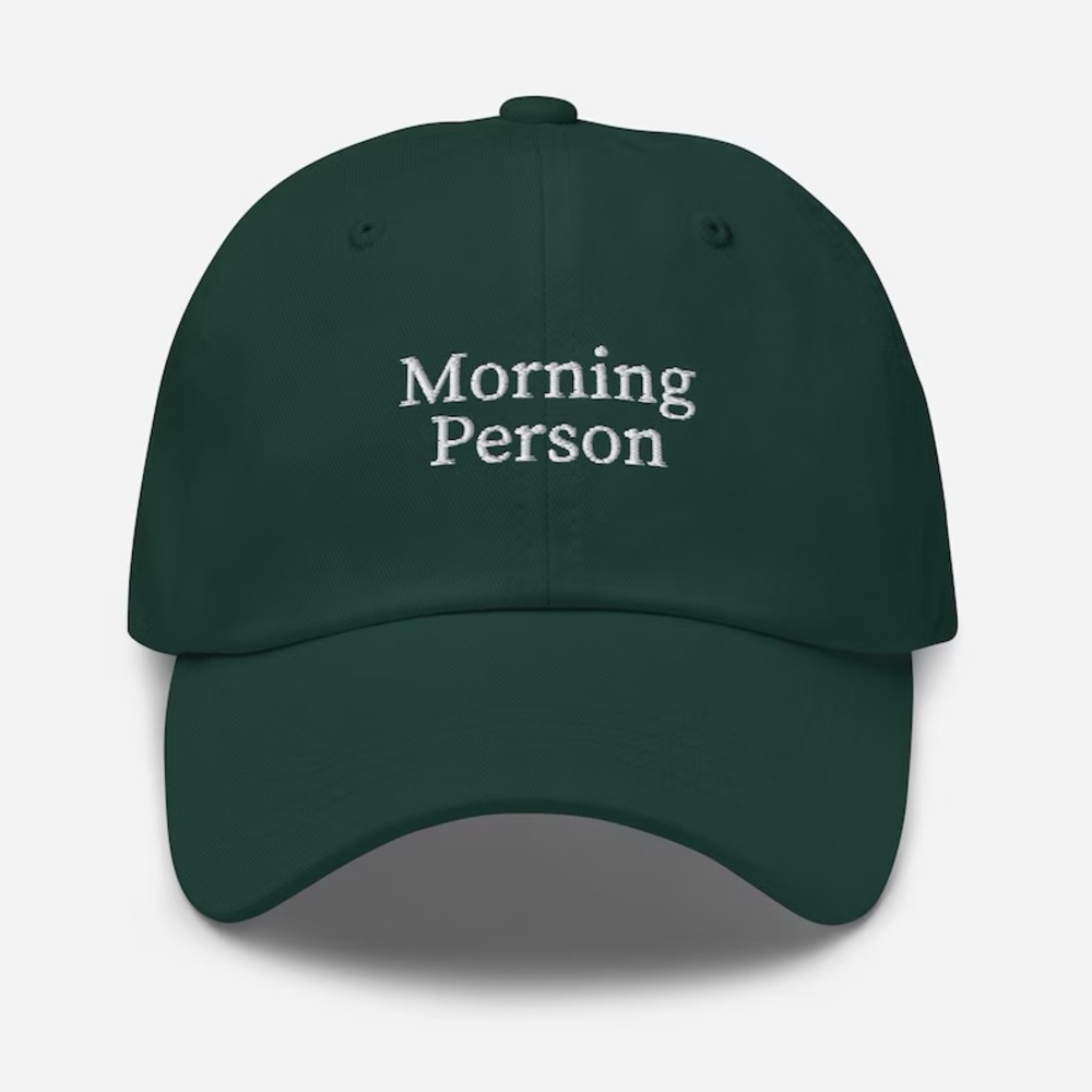 🥳Last one🥳 “Morning Person” unisex hat. NWT